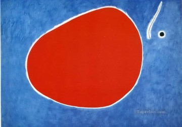  Vuelo Pintura - El vuelo de la libélula delante del sol Joan Miró